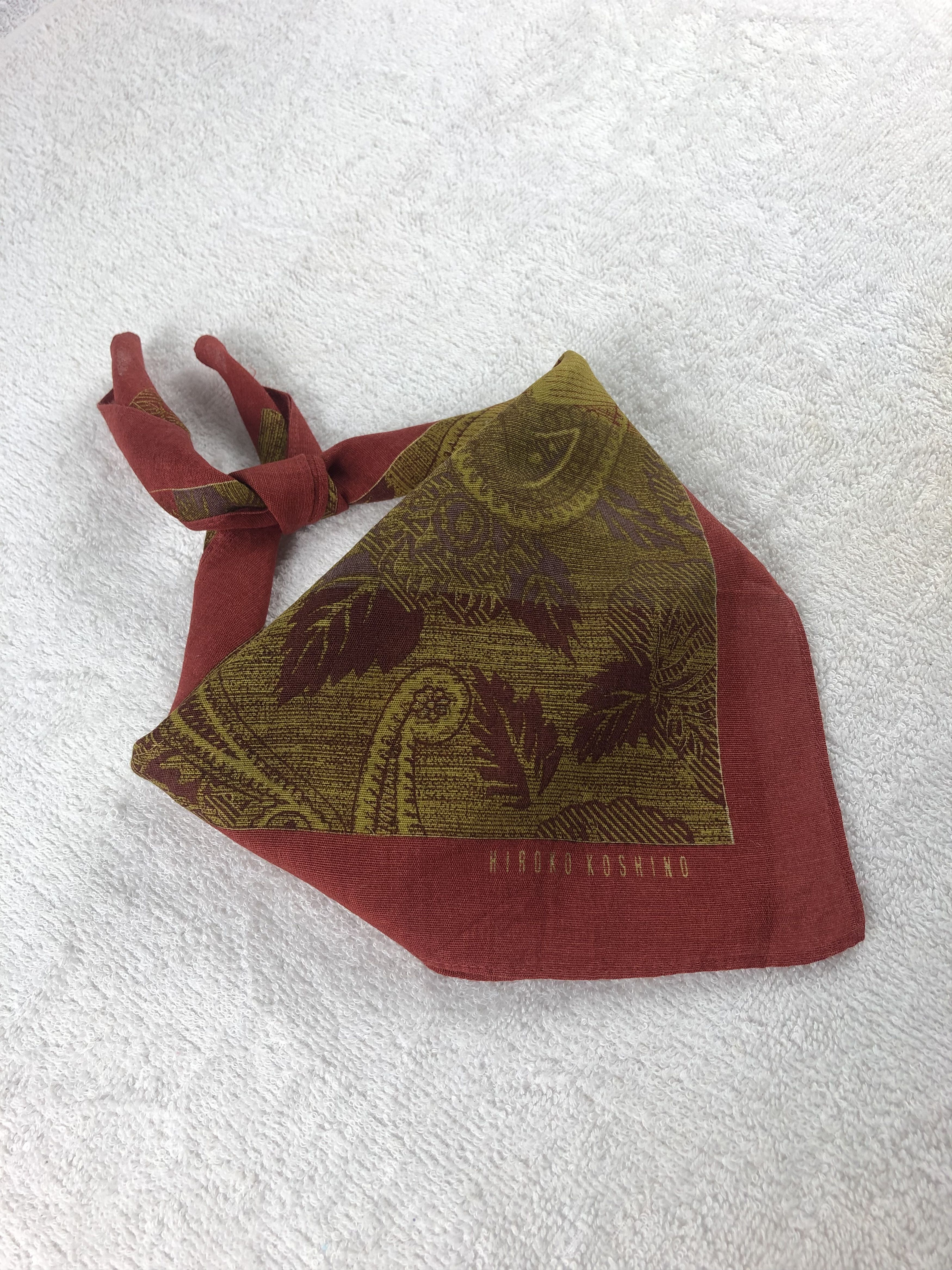 Hiroko Koshino Homme Hiroko Koshino Handkerchief / Bandana / Neckerchief Size ONE SIZE - 1 Thumbnail