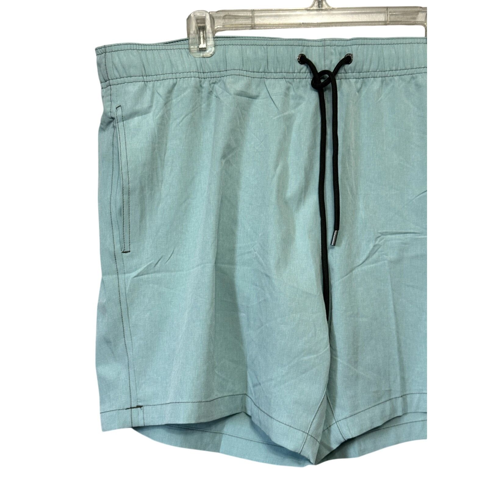 Other Mr. Swim Green Draw String Swim Trunks XXL 6.75" Inseam NWOT Size US 40 / EU 56 - 2 Thumbnail