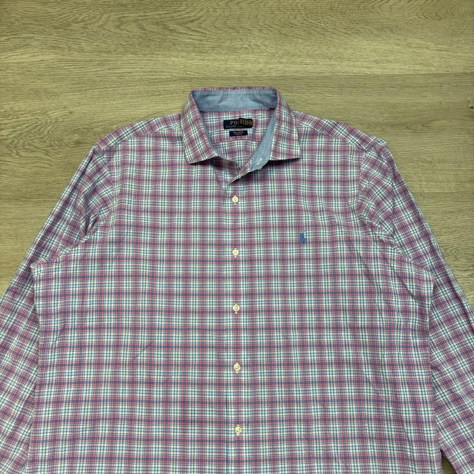 Polo Ralph Lauren Polo Ralph Lauren Plaid Button Down Shirt Men's XL Stretch Size US XL / EU 56 / 4 - 2 Thumbnail