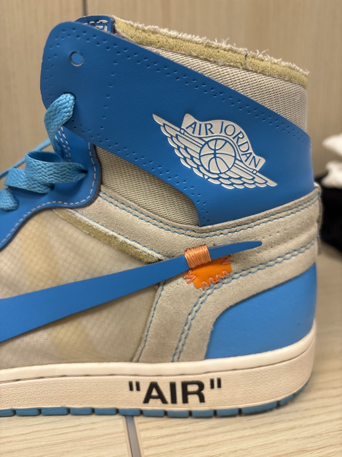 Nike × Off-White Off white unc jordan 1 Size US 11.5 / EU 44-45 - 14 Thumbnail