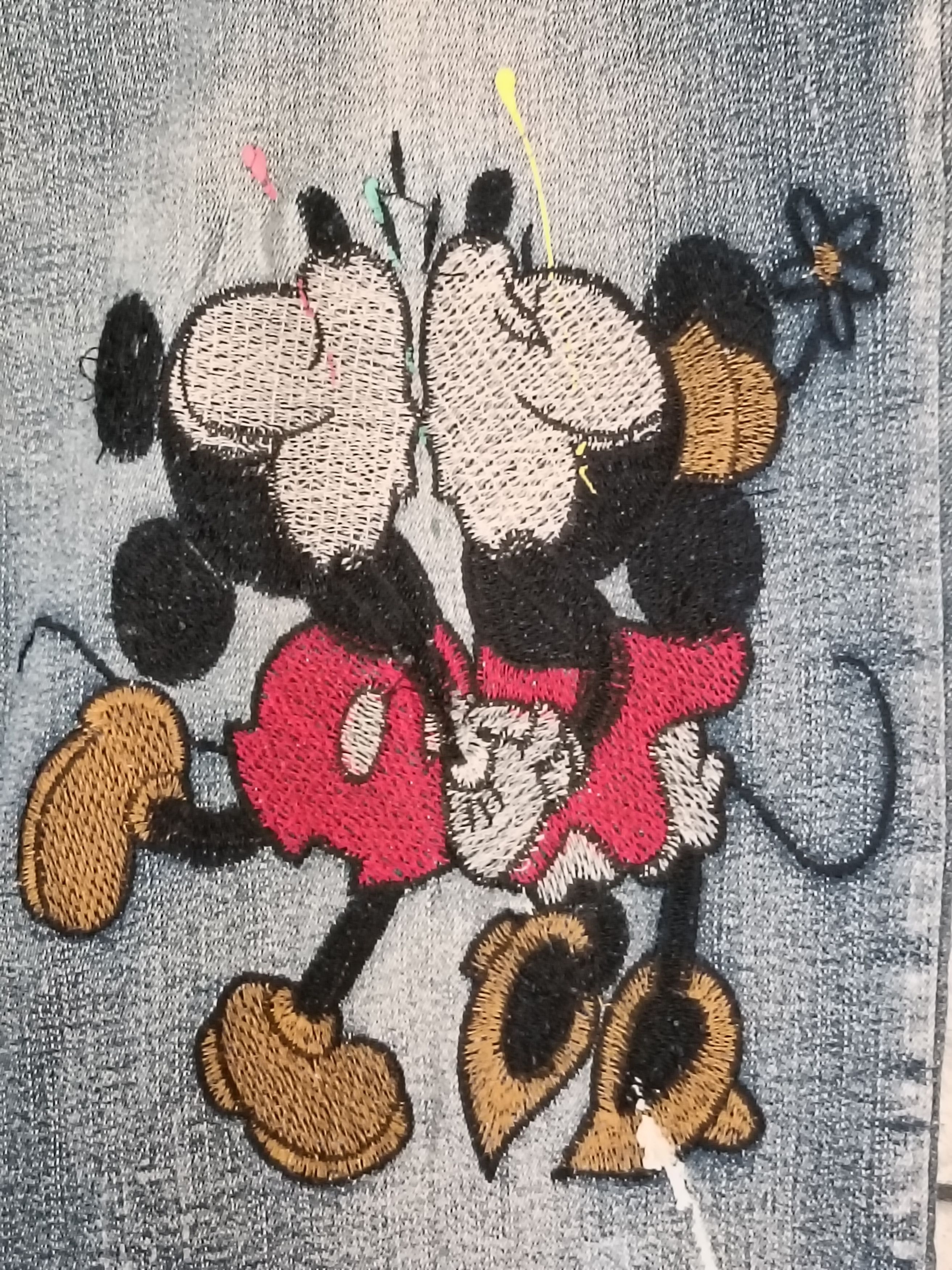 Disney Disney Mickey mouse embroidery baggy jogger jeans Size US 35 - 2 Thumbnail