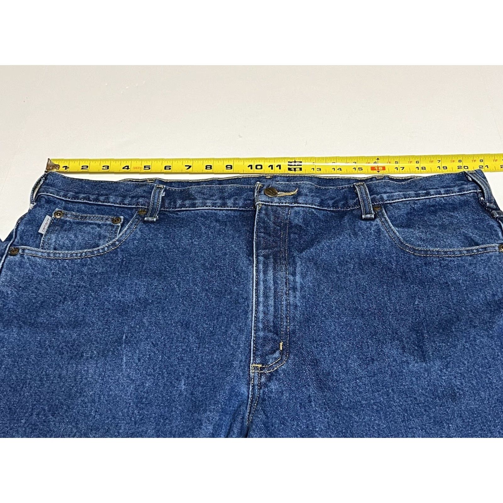 Carhartt Carhartt Jeans Mens 42x30 Blue DST B160 Relaxed Fit Size US 42 / EU 58 - 3 Thumbnail