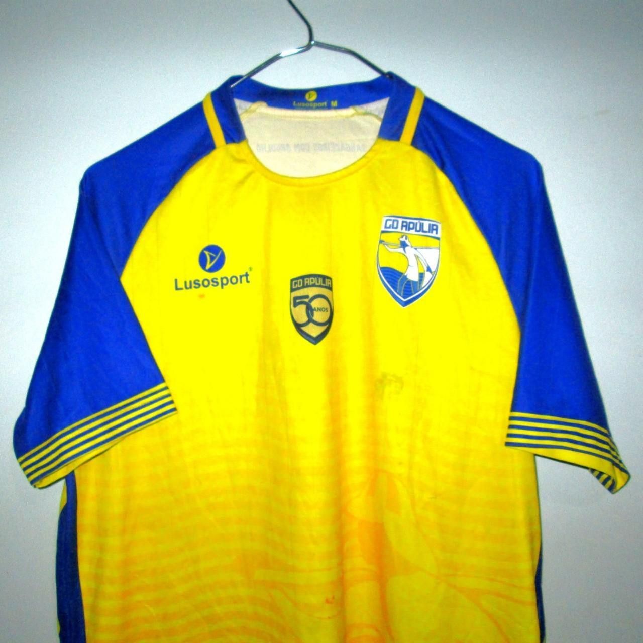 Other Gd Apulia Home Shirt Jersey trikot Maglia maillot Lusosport Size US M / EU 48-50 / 2 - 3 Thumbnail