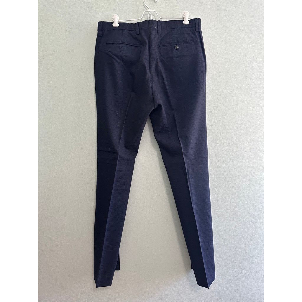 Banana Republic Banana Republic textured navy modern slim fit pants size 32 Size US 32 / EU 48 - 3 Thumbnail