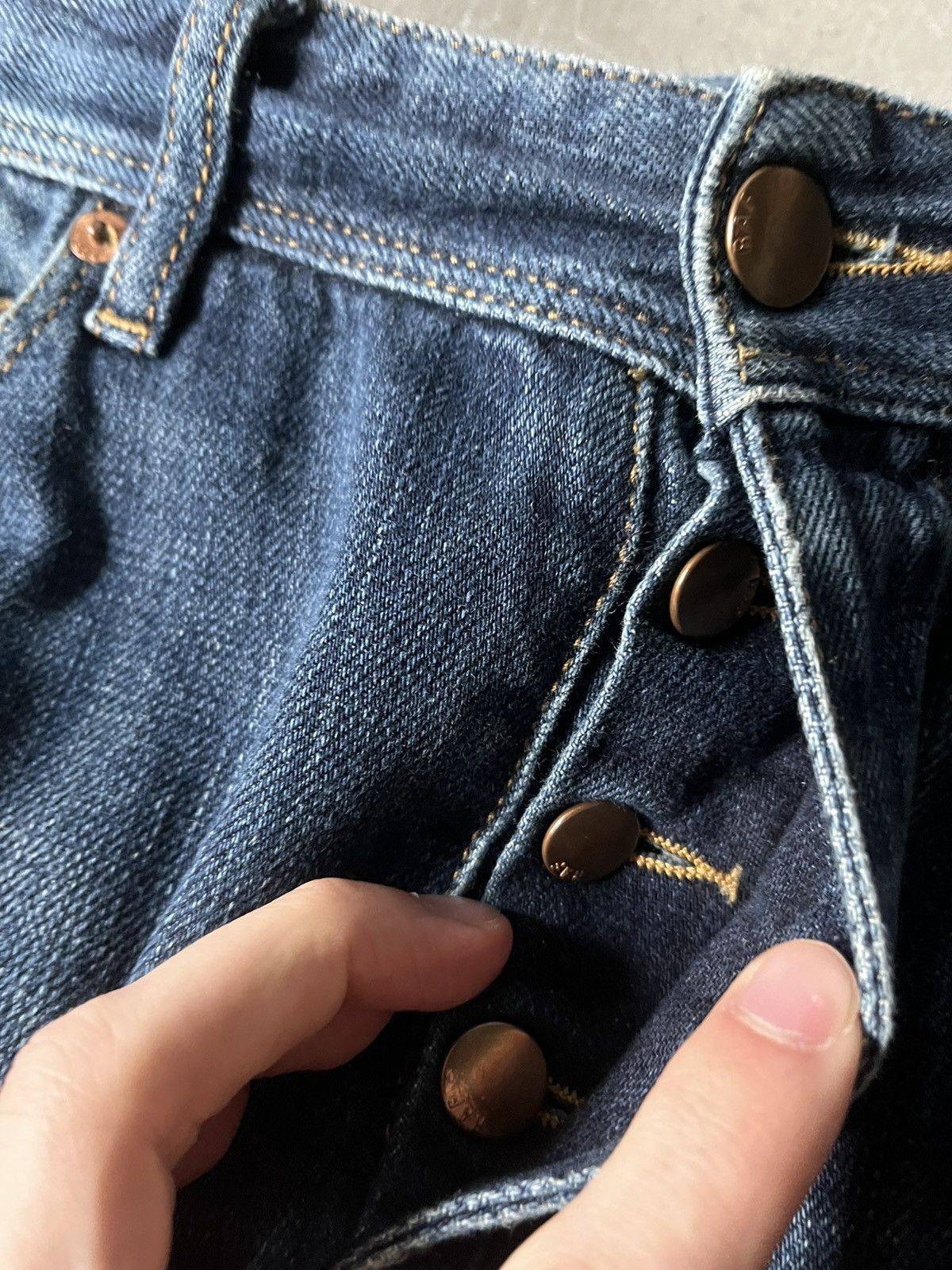 Raf Simons × Raf by Raf Simons Raf by Raf Simons distressed jeans very rare navy Size US 32 / EU 48 - 11 Thumbnail