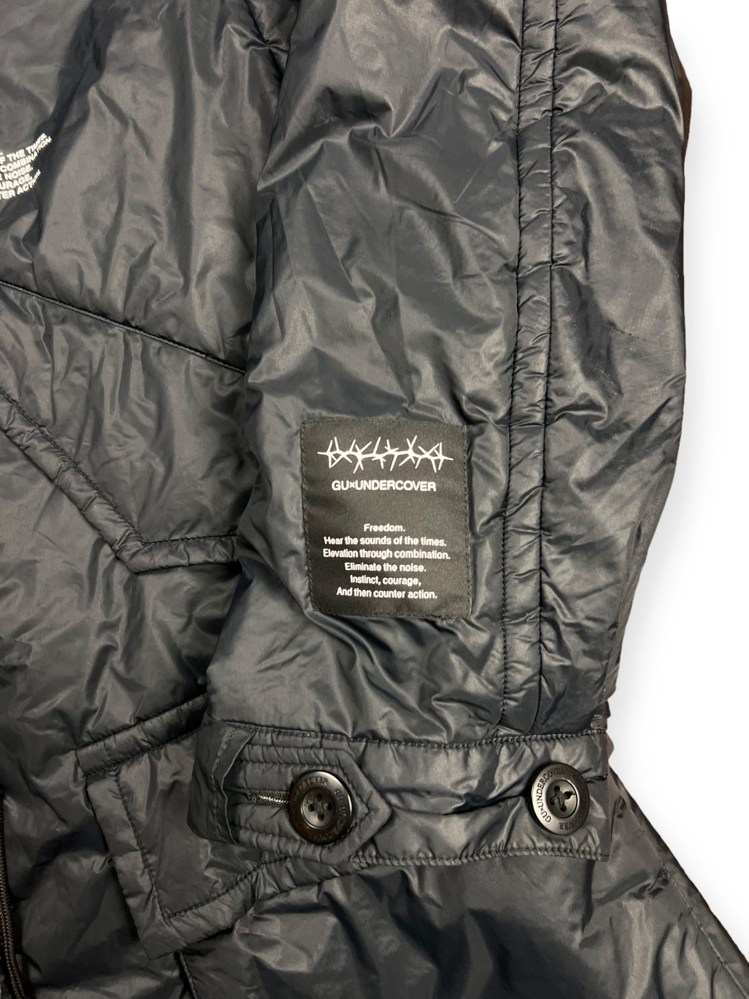 GU × Undercover GU x Undercover Flower Safety Pin Parka Jacket - XL Size US XL / EU 56 / 4 - 4 Thumbnail