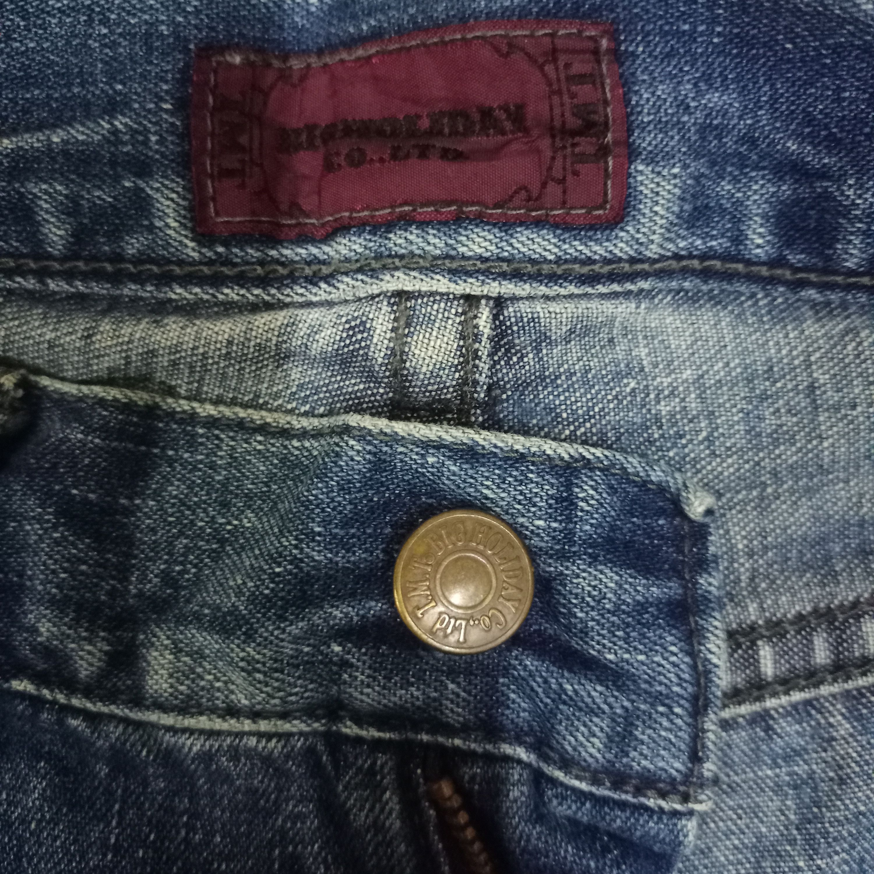 Japanese Brand Vintage Japanese Brand Distressed Loose Denim Bush Pants Size US 30 / EU 46 - 3 Thumbnail