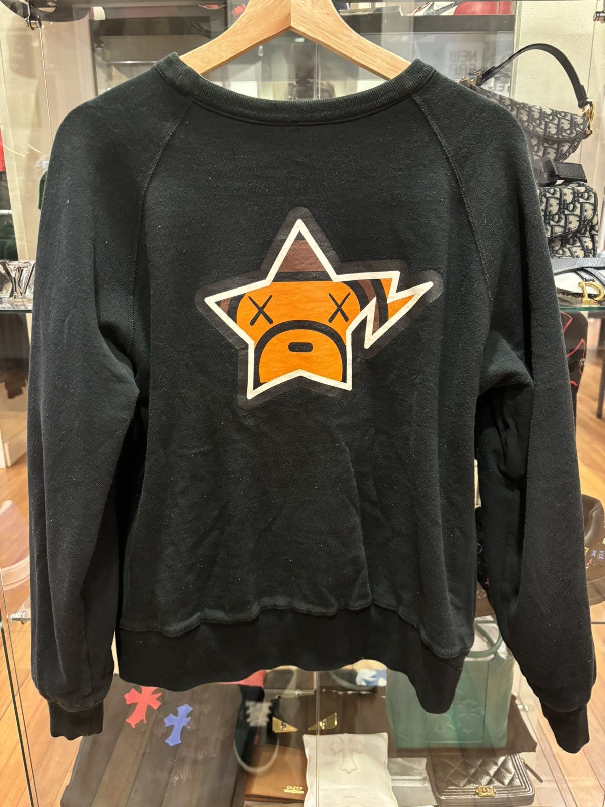Bape × Kaws Bape Kaws Reversible Crewneck Size US S / EU 44-46 / 1 - 4 Thumbnail