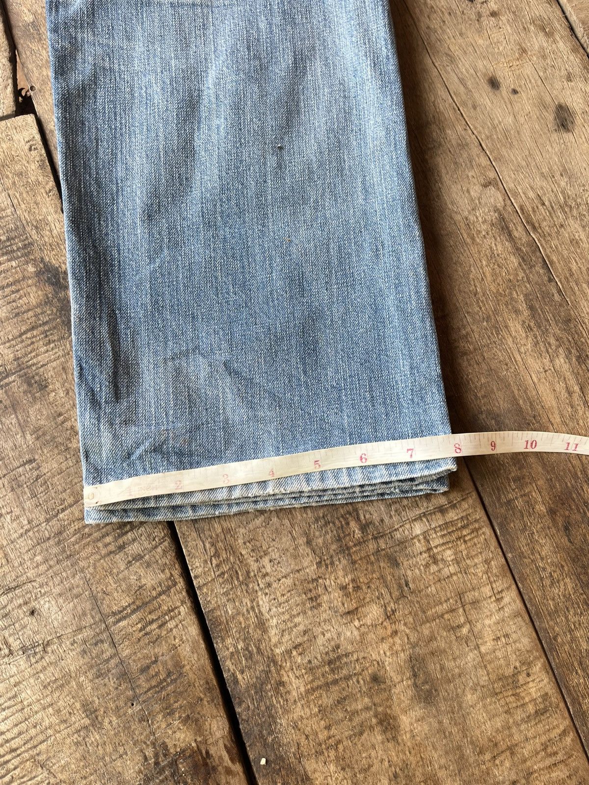 Vintage Thrashed Faded levi’s 501 grunge Size US 33 - 11 Thumbnail