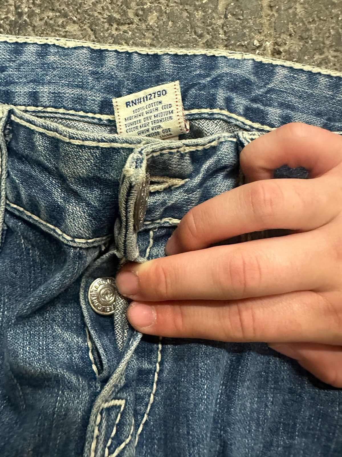Y2k true religion flare jeans