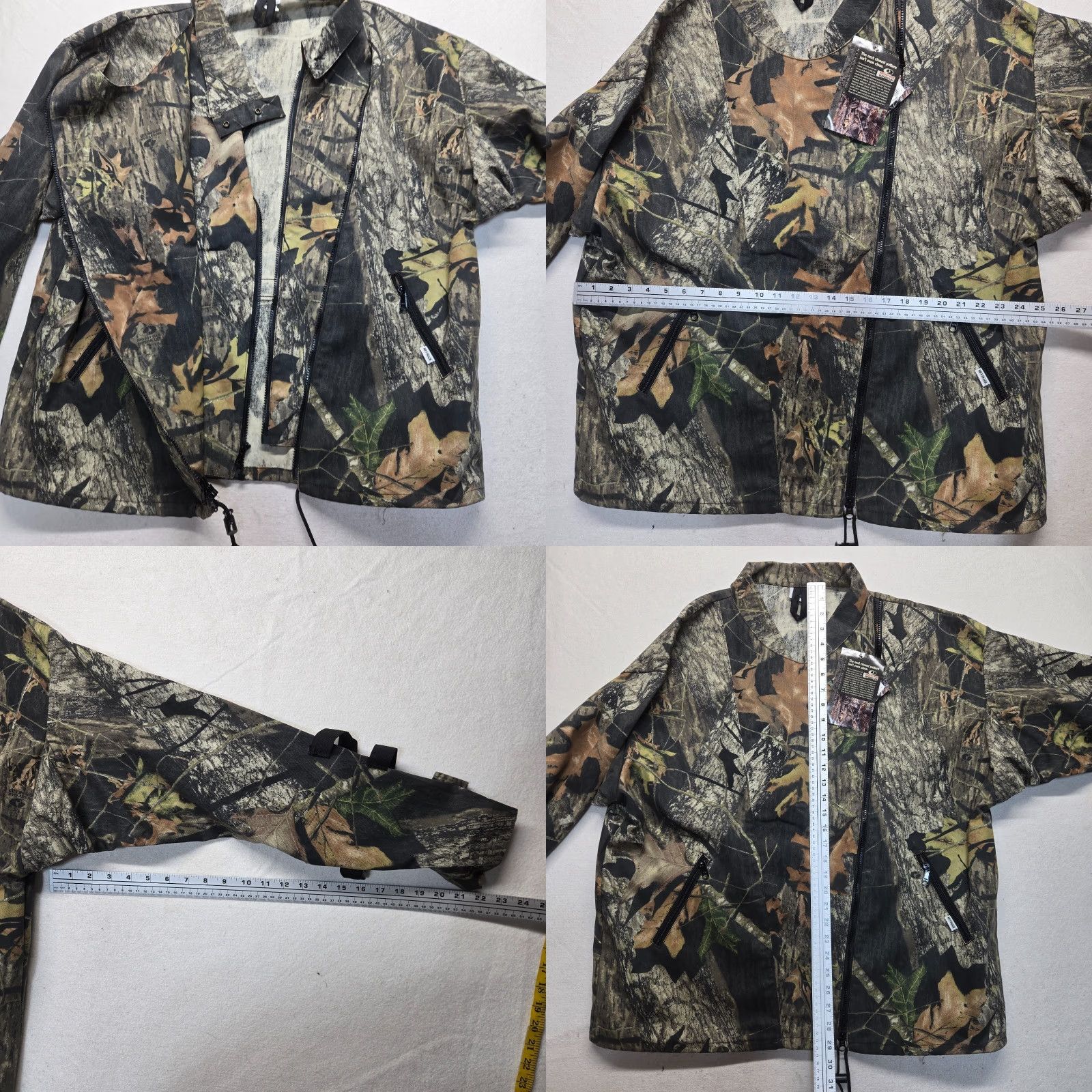 Vintage NEW VTG Mossy Oak Camo Jacket Camo Halter Zip Hunting Coat 90s Adult Men's XL Size US XL / EU 56 / 4 - 8 Thumbnail
