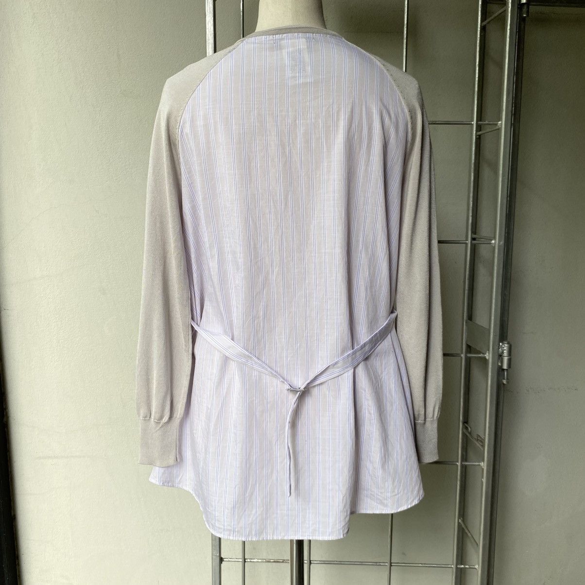 Japanese Brand 😊Beige V-Neck Button-Up Cardigan with Pockets Size M / US 6-8 / IT 42-44 - 11 Thumbnail