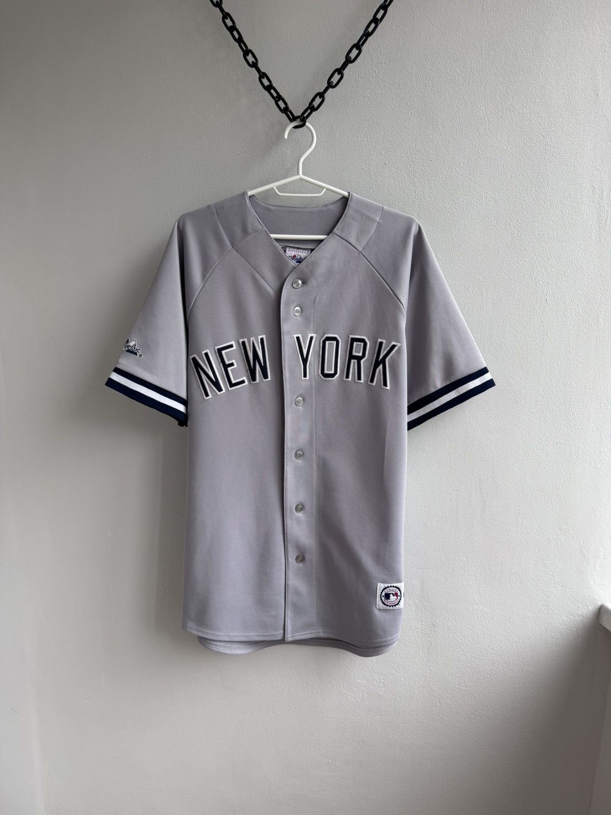 Majestic RARE NEW YORK YANKEES MLB BASEBALL SHIRT JERSEY VINTAGE 90s Size US XL / EU 56 / 4 - 1 Thumbnail