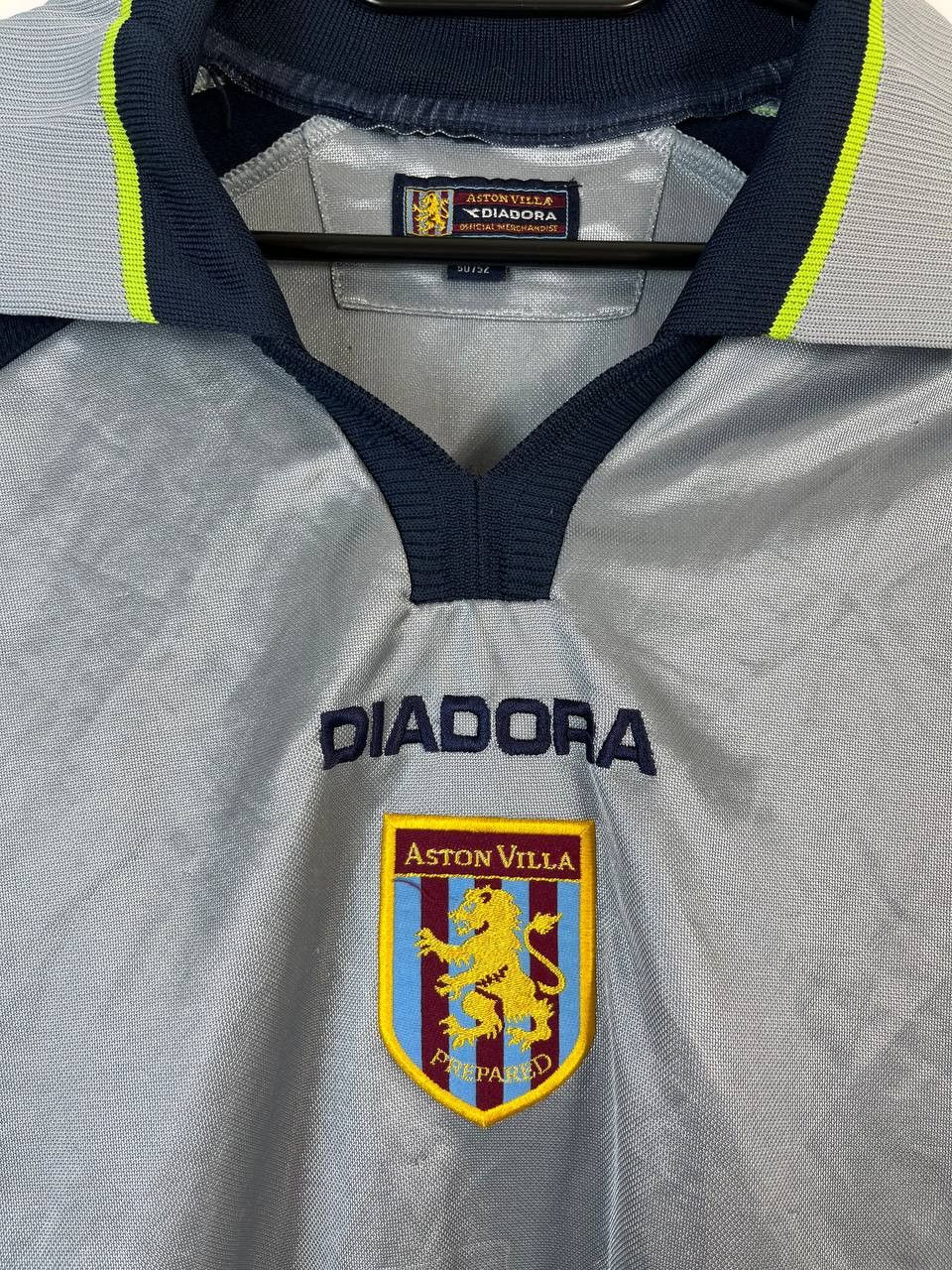 Diadora ASTON VILLA 2001 2002 AWAY SHIRT DIADORA FOOTBALL SIZE 2XL Size US XXL / EU 58 / 5 - 3 Thumbnail