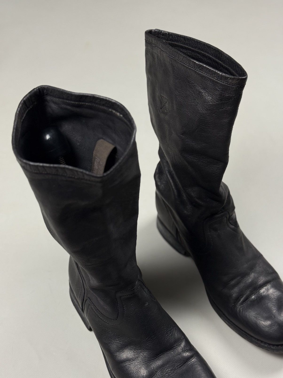Jean Baptiste Rautureau Jean-Baptiste Rautureau Avant-Garde Leather Boots Shoes Size US 8 / EU 41 - 8 Thumbnail