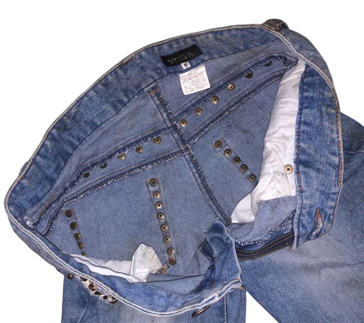Designer × Japanese Brand SPIGA JEANS N-061402 Size 30" / US 8 / IT 44 - 7 Thumbnail