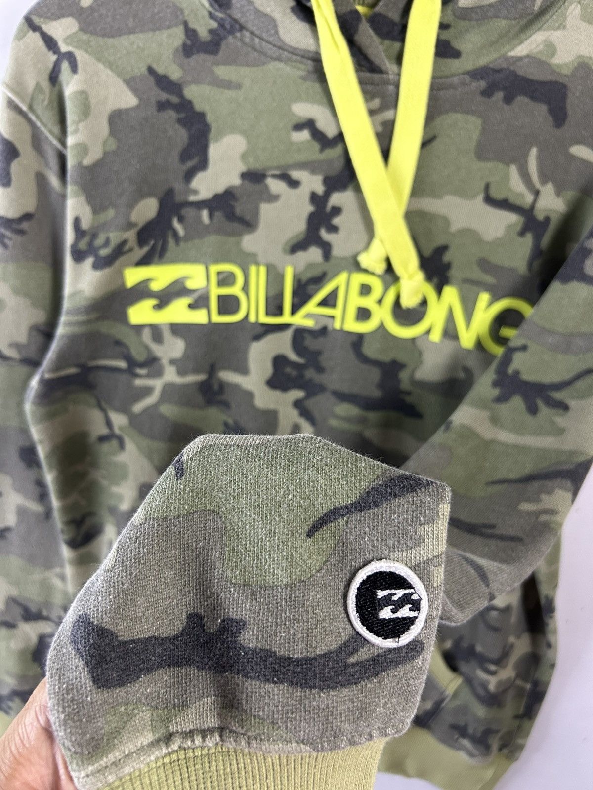 Billabong × Vintage Rare🔥Billabong Camo Surfing Hoodie Size US L / EU 52-54 / 3 - 5 Thumbnail