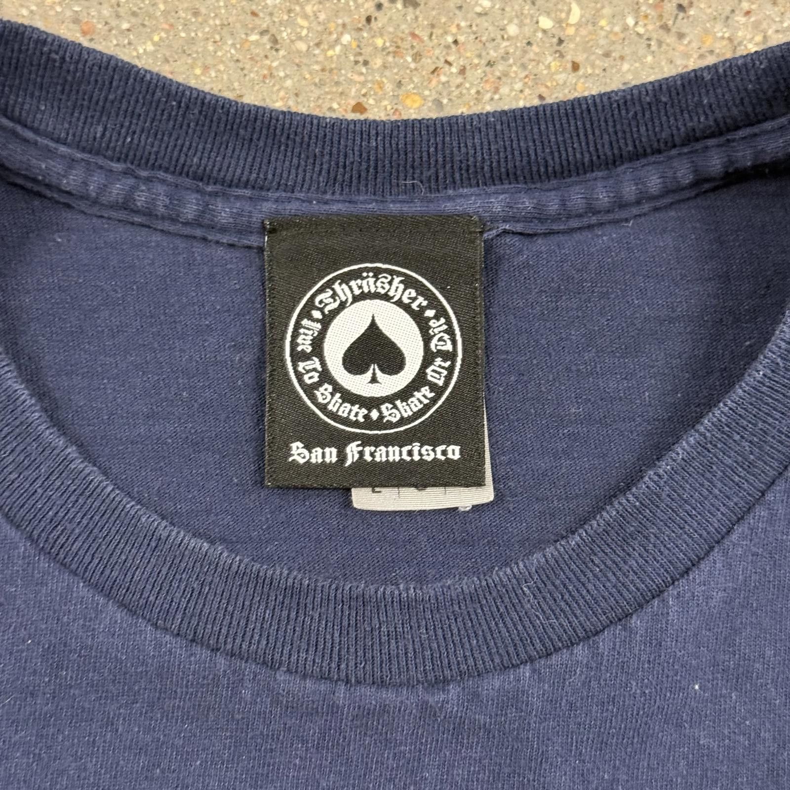 Thrasher Official Thrasher Magazine Japanese Style Logo Tee L Rare Size US L / EU 52-54 / 3 - 3 Thumbnail