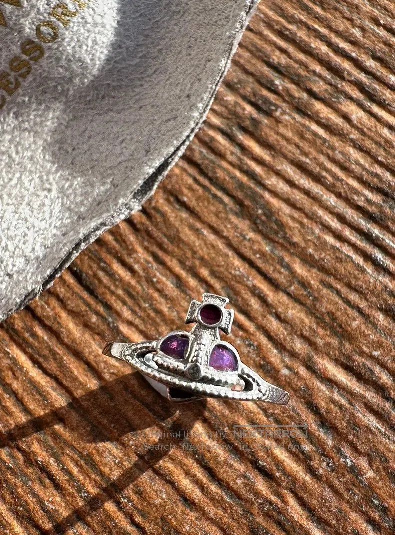 Vivienne Westwood Vivienne Westwood 925 Silver Heart Ring. Size ONE SIZE - 2 Thumbnail