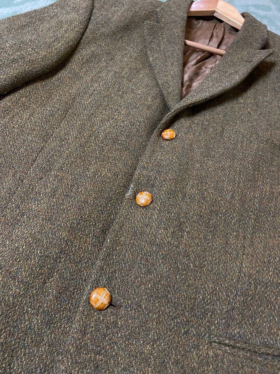 Harris Tweed vintage blazer Harris Tweed Y2K Streetwear 100% wool Size 40L - 4 Thumbnail
