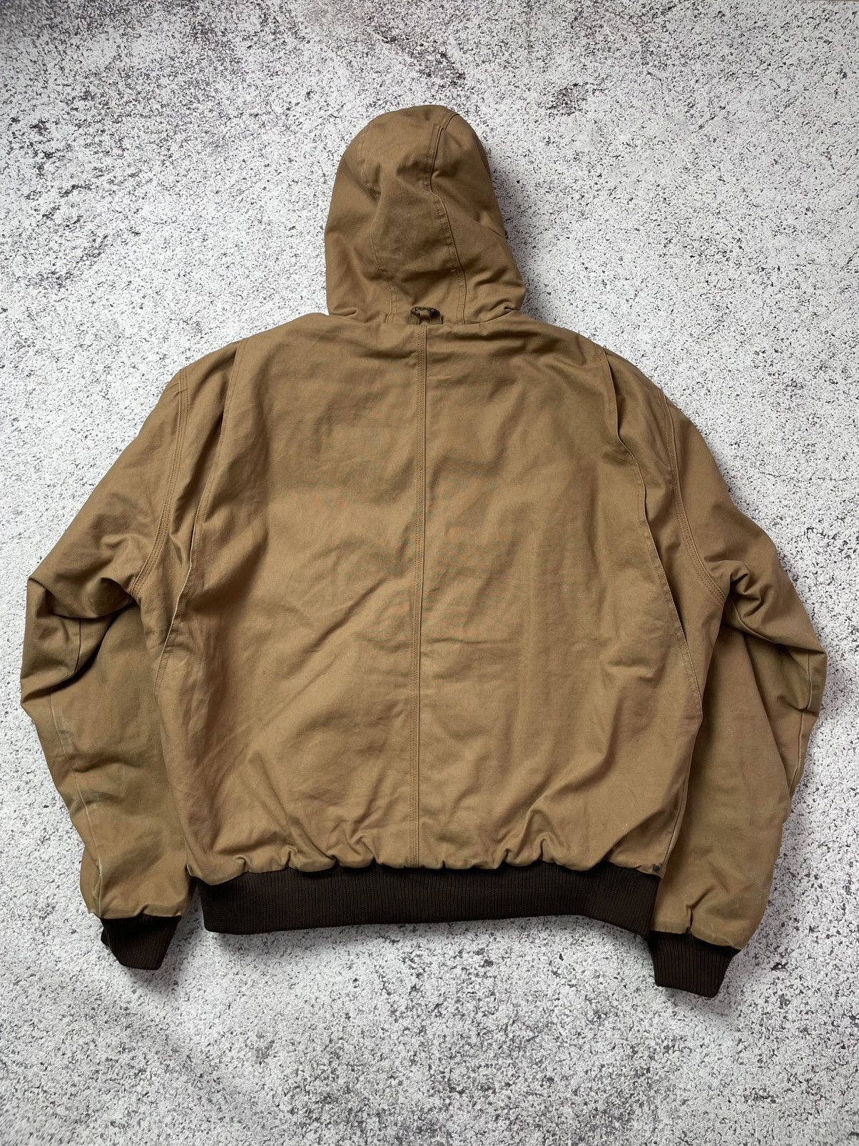 Carhartt Berne Vintage Brown Work Jacket Quilted Hooded Active Jacket Size US L / EU 52-54 / 3 - 6 Thumbnail