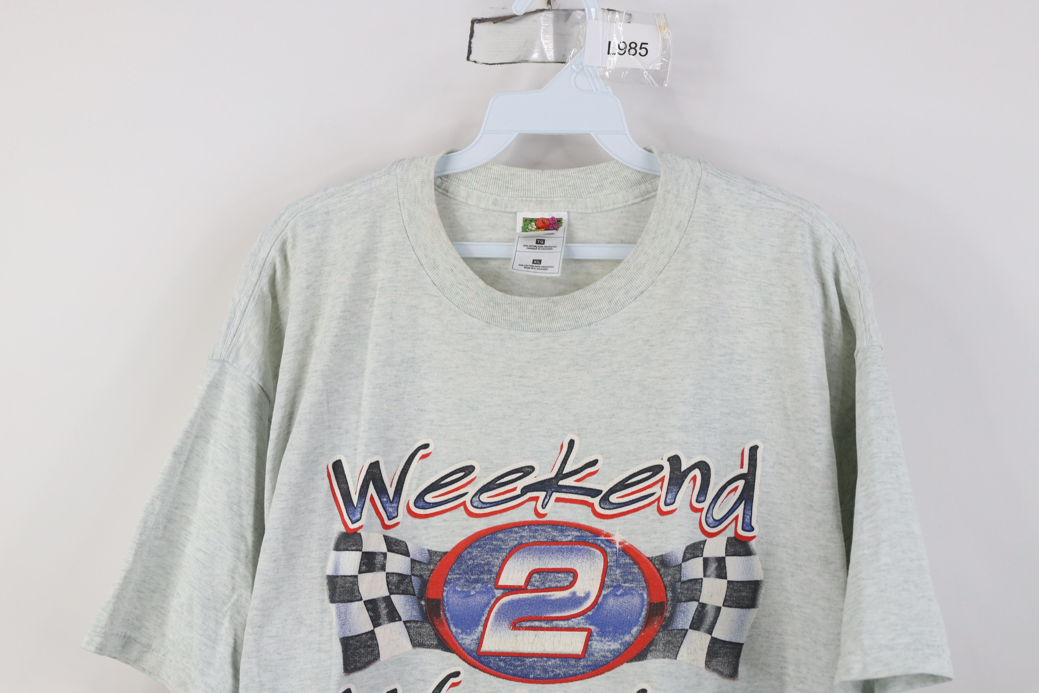 Vintage Vintage 90s NASCAR Rusty Wallace Racing T-Shirt Gray #2 Size US XL / EU 56 / 4 - 2 Thumbnail