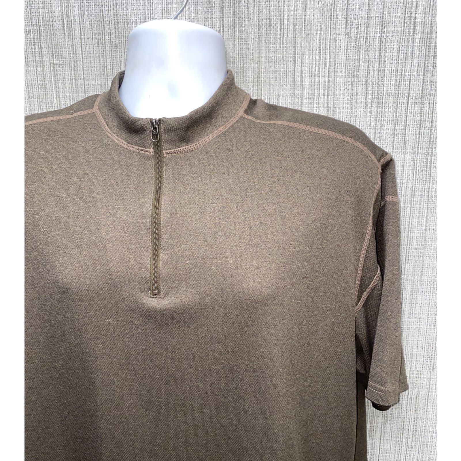 Vintage Kuhl Mens Brown Polyester Blend 1/2 Zip Pullover Shirt Size L Size US L / EU 52-54 / 3 - 2 Thumbnail