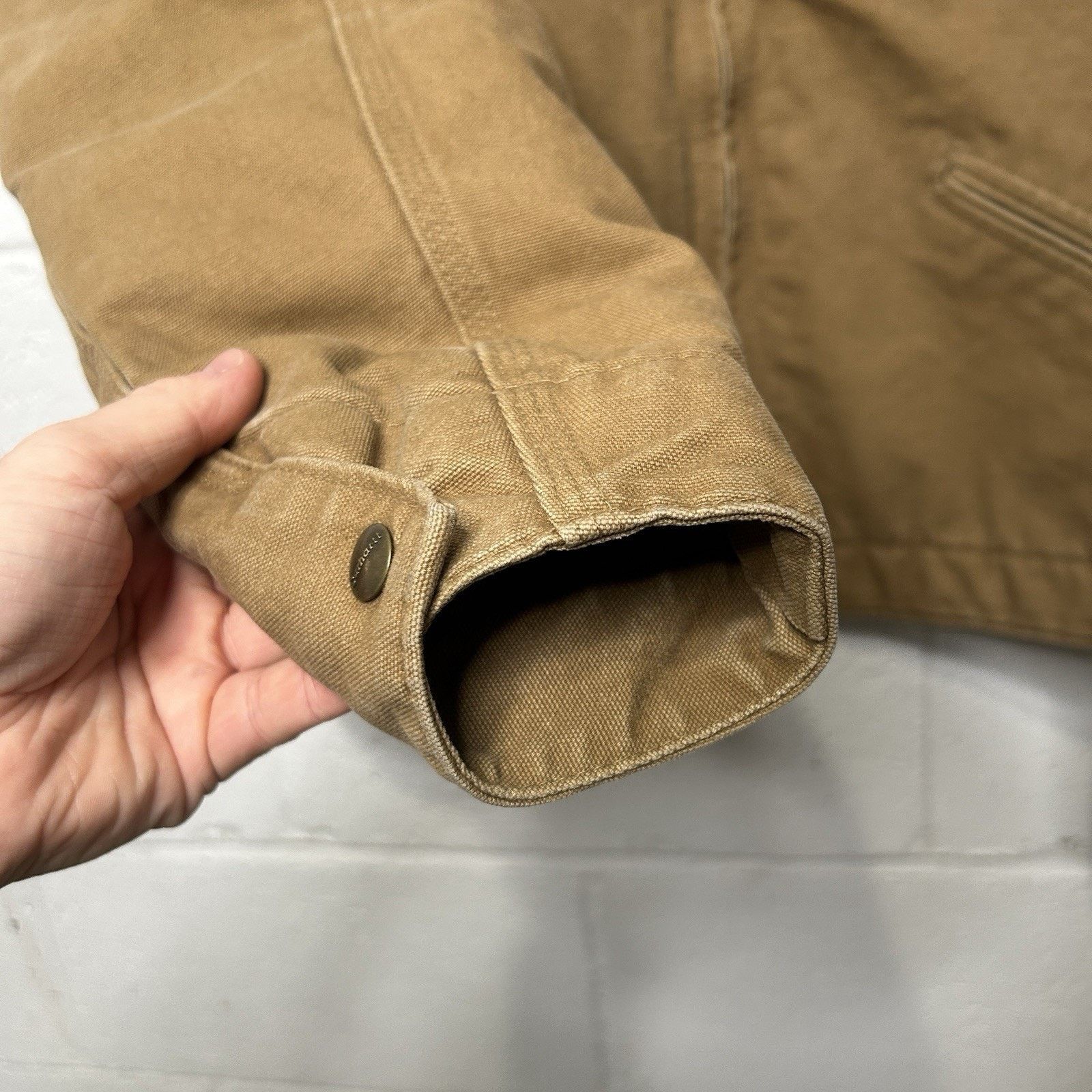 Carhartt Vintage Carhartt Sherpa Detroit Jacket “Camel” WJ097 CML Size XL / US 12-14 / IT 48-50 - 6 Thumbnail