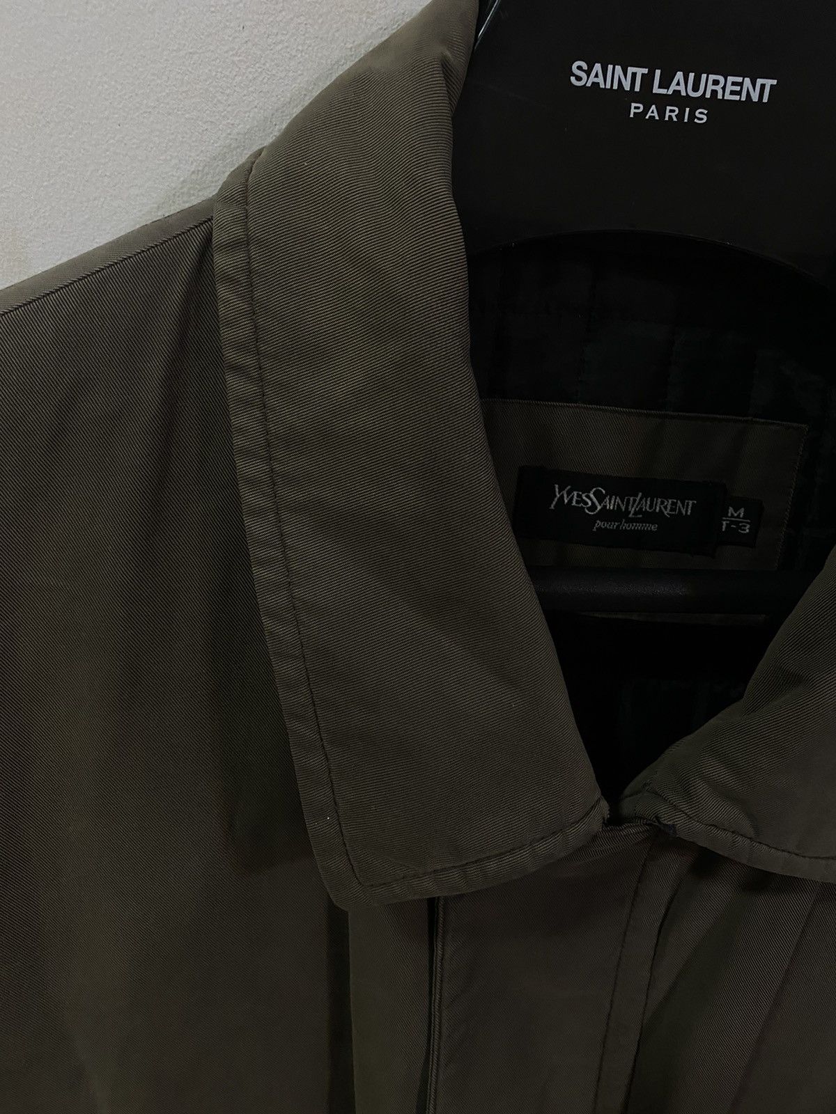 Yves Saint Laurent 90s Warm YSL Jacket Khaki Beige Parka Size US M / EU 48-50 / 2 - 13 Thumbnail