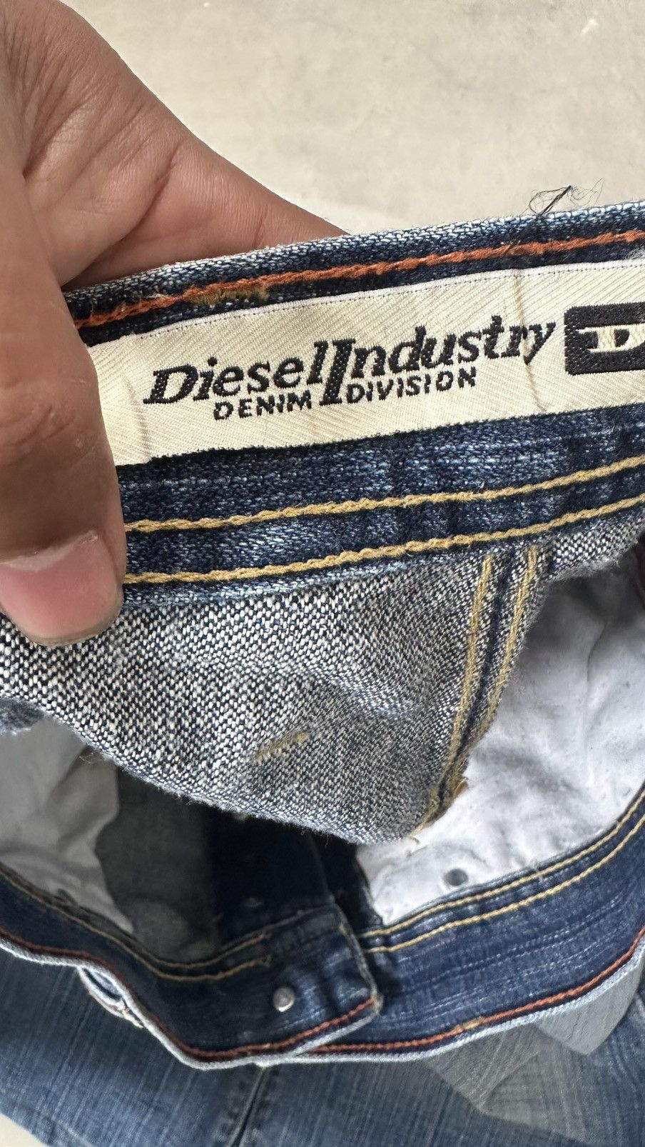 Diesel VINTAGE DIESEL INDUSTRY DENIM PANT Size US 34 / EU 50 - 8 Thumbnail