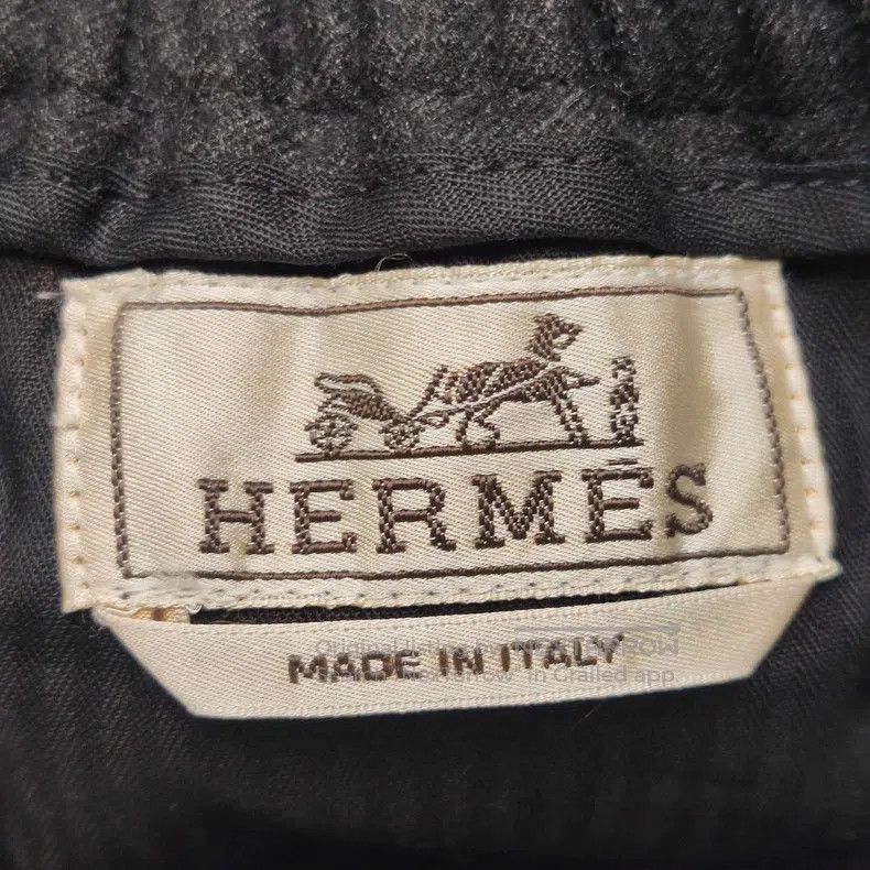 Hermes Hermes Black cashmere casual pants Size 27" / US 4 / IT 40 - 5 Thumbnail