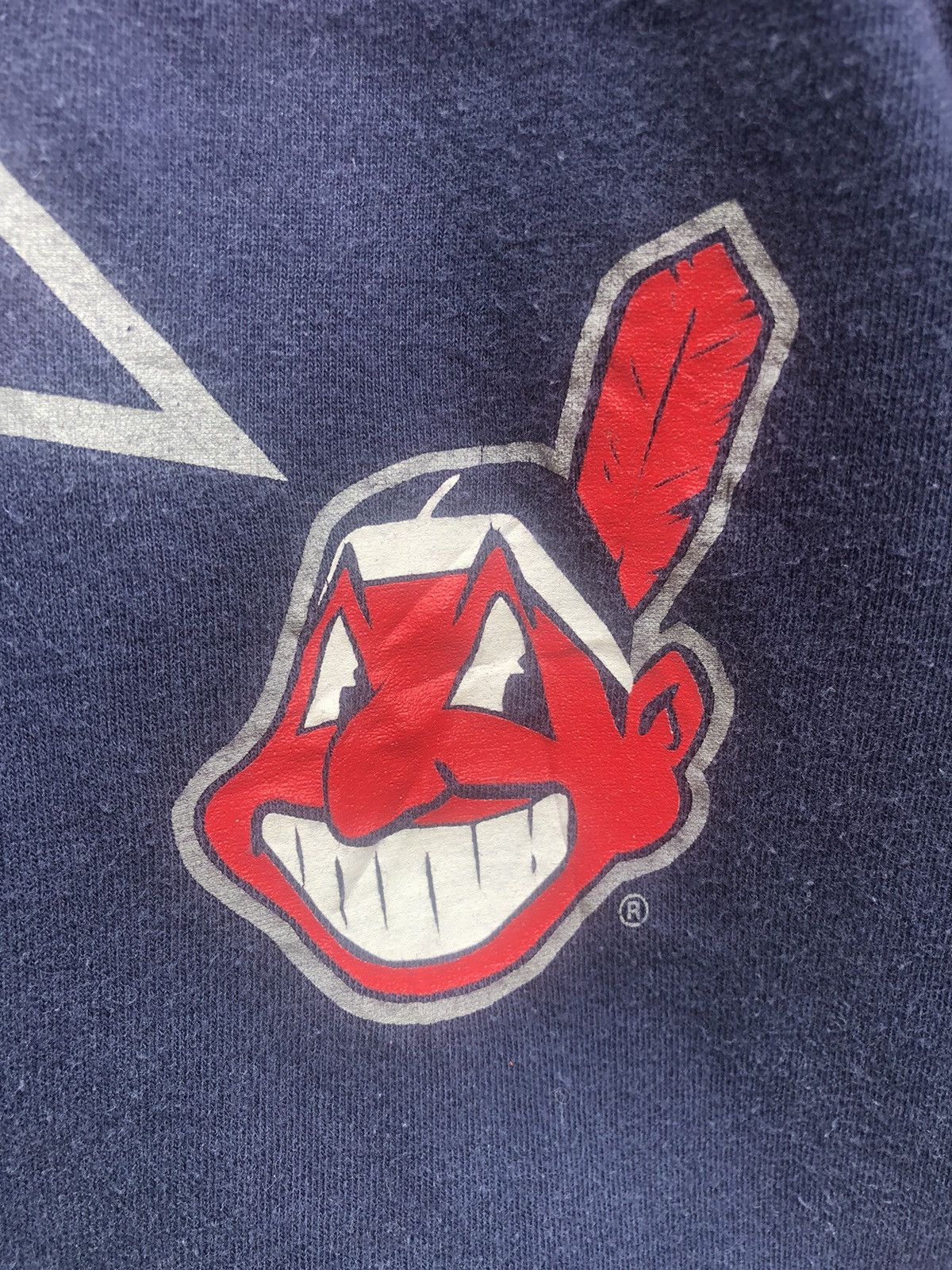 Vintage Vintage Y2K Adidas Cleveland Indians Chief Wahoo MLB Tee Size US XL / EU 56 / 4 - 8 Thumbnail