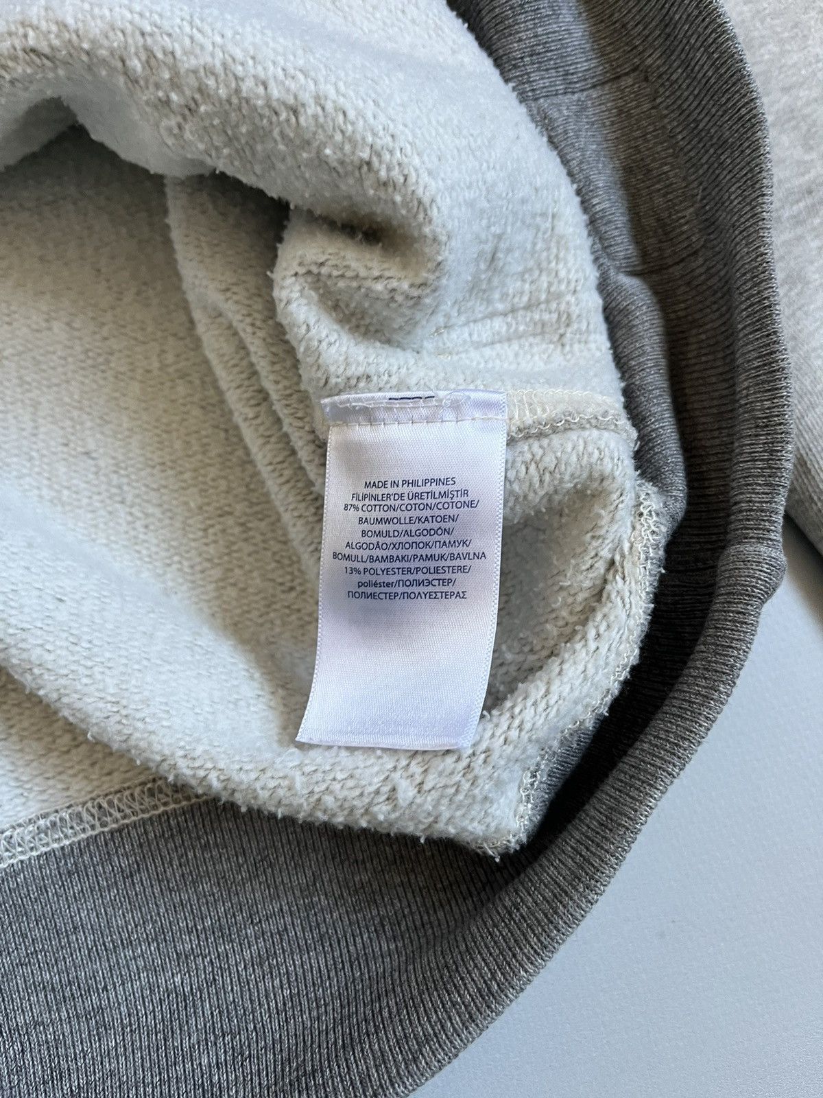 Polo Ralph Lauren Vintage Polo Ralph Lauren USA 67 Big Logo Grey Hoodie Size US M / EU 48-50 / 2 - 11 Thumbnail