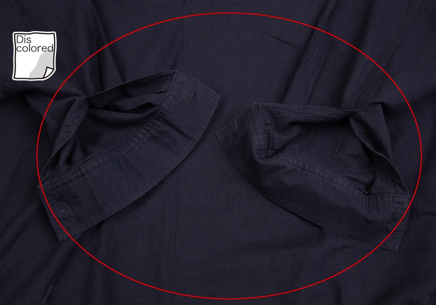 Issey Miyake Stand Neck Pullover Shirt in Navy, Size M Size US M / EU 48-50 / 2 - 10 Thumbnail
