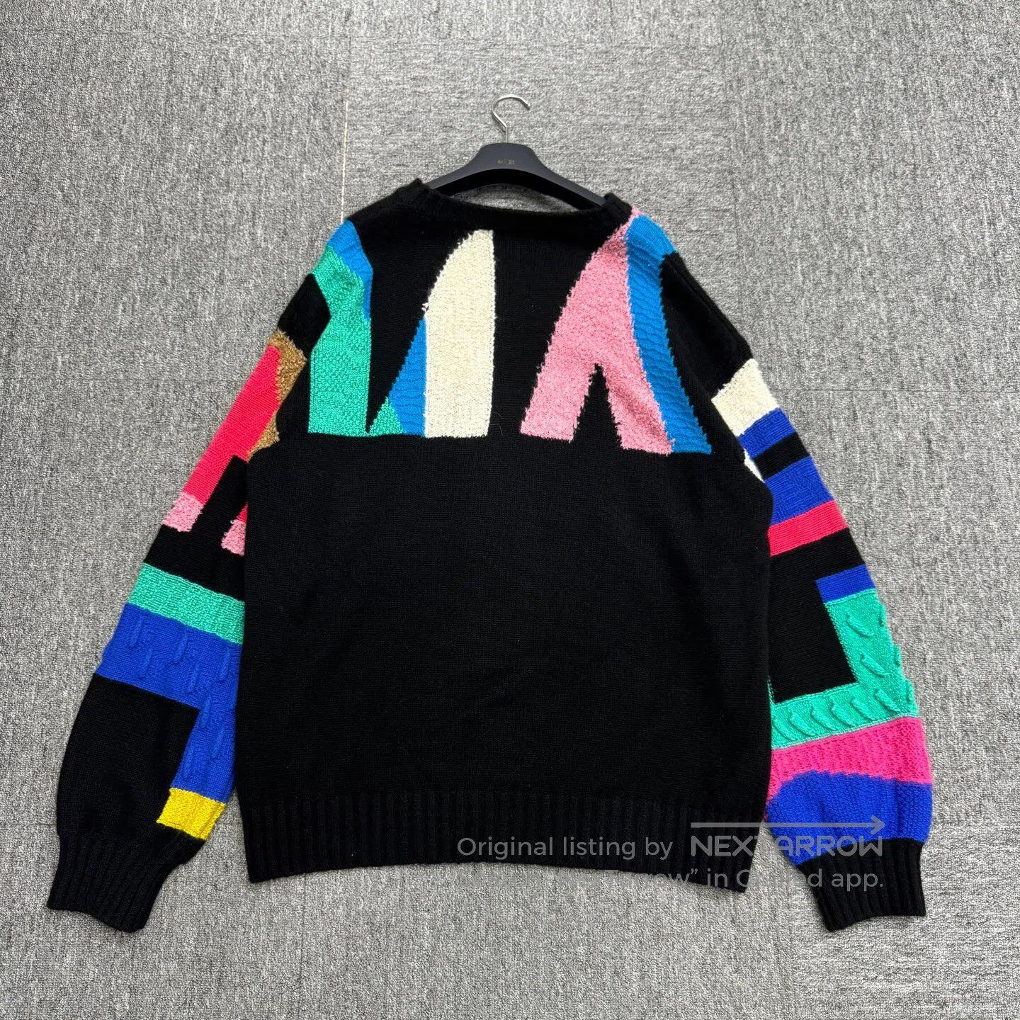 Chanel Chanel Egyptian-style geometric pattern jacquard sweater| Size US L / EU 52-54 / 3 - 2 Thumbnail