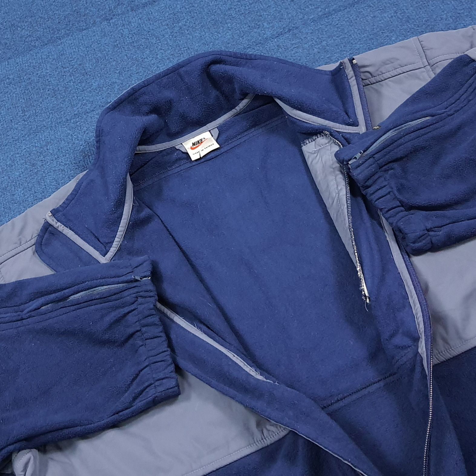 Nike Vintage 90s Nike Challenge Court Fleece Jacket C287N33 Size US L / EU 52-54 / 3 - 9 Thumbnail