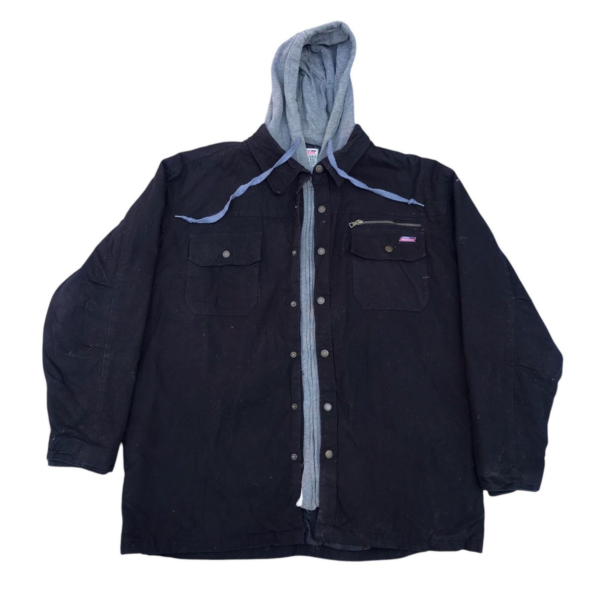 If Six Was Nine Vintage 90s Dickies 2 layers Hoodies Workwear Jacket Size US XXL / EU 58 / 5 - 1 Thumbnail