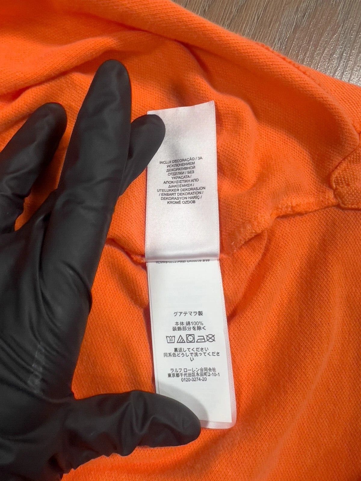 Polo Ralph Lauren Ralph Lauren Men’s Orange Polo Shirt Classic Fit Size L Size US L / EU 52-54 / 3 - 15 Thumbnail