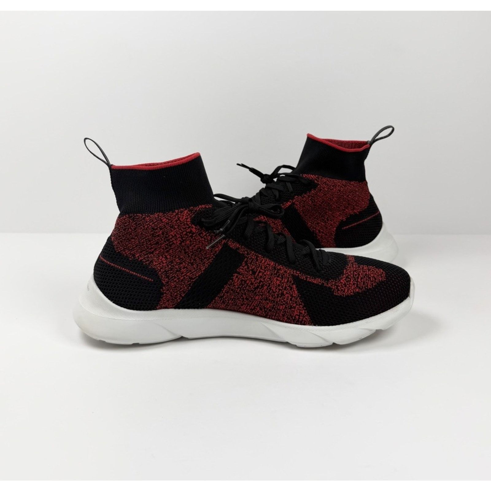Dior Size 45EU/12US - Dior B21 Red Sock High Top Sneakers Size US 12 / EU 45 - 7 Thumbnail