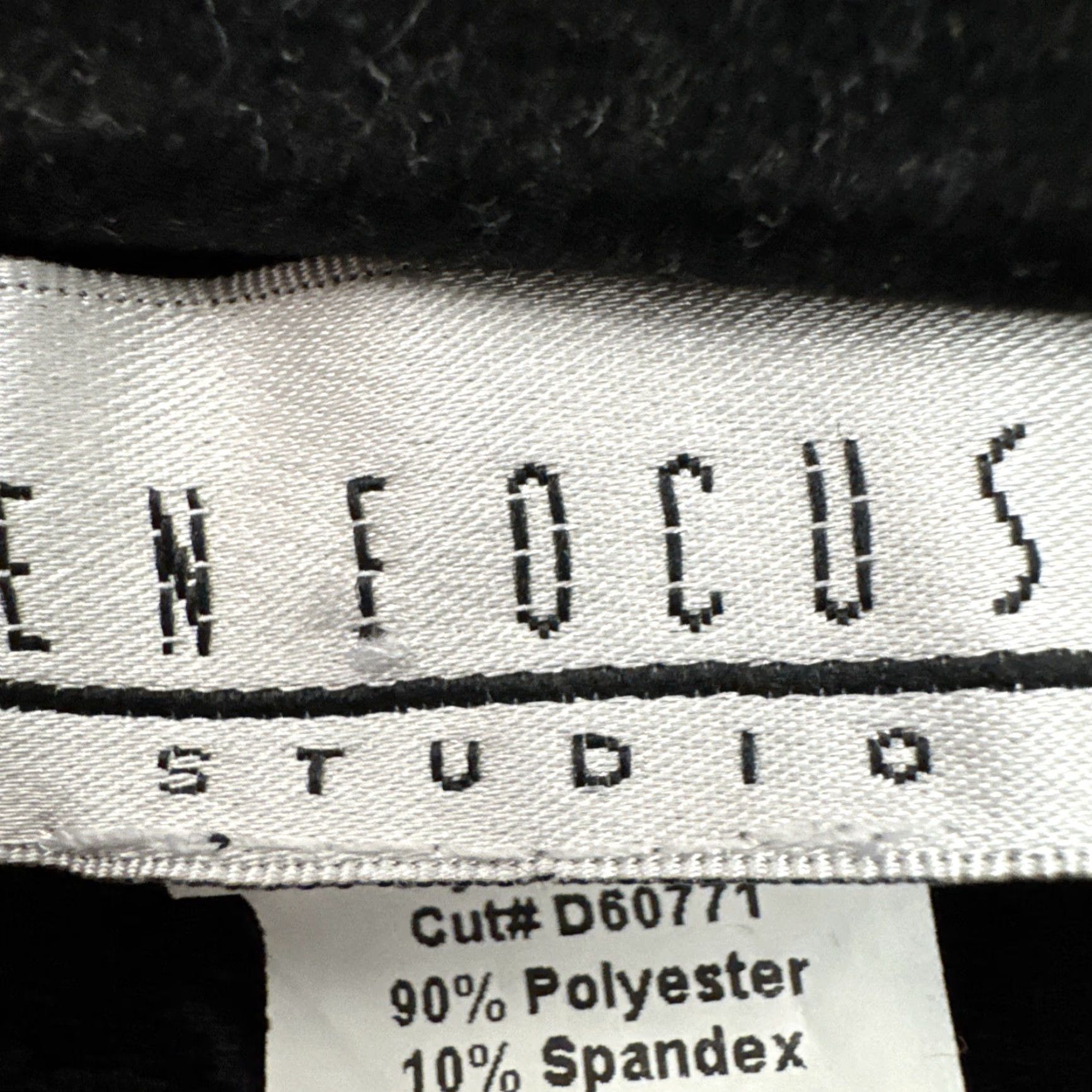 Vintage En Focus Studio Whimsigoth Cocktail Dress 14 Sleeveless Velvet Ribbon Black Party/Cocktail 60s Glam Gothic Retro Womens Size XL / US 12-14 / IT 48-50 - 4 Thumbnail