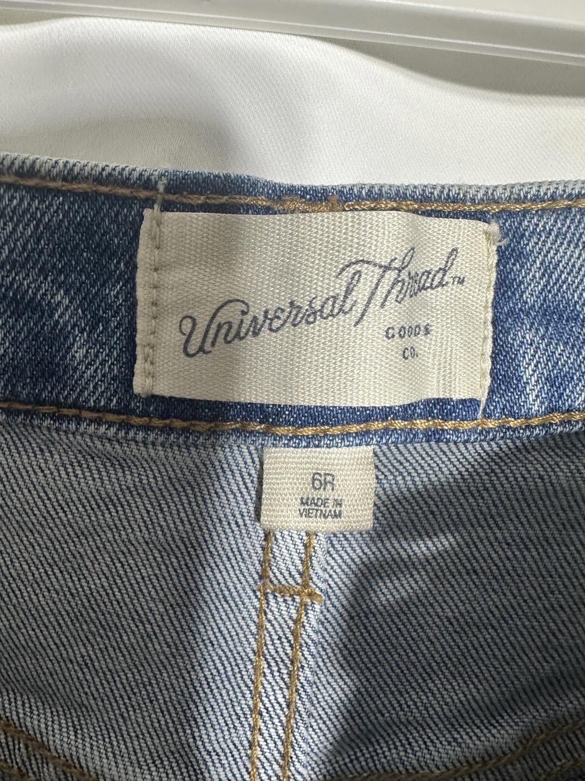 Unknown London High Rise 70's Flare Light Blue Denim Jeans Size 6 Regular Size 28" / US 6 / IT 42 - 5 Thumbnail