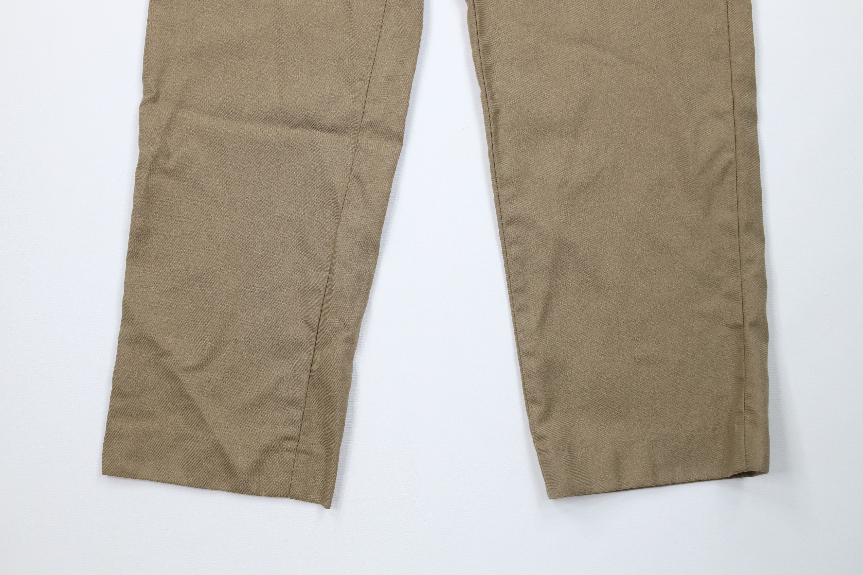 L.L. Bean Vintage LL Bean Wide Leg Chino Pants Trousers Beige Brown Size US 32 / EU 48 - 4 Thumbnail