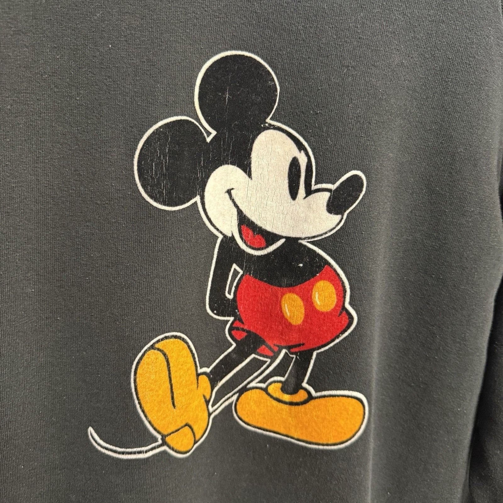 Disney Vintage 80s Disney Mickey Mouse Sweatshirt Mens Large Black Size US L / EU 52-54 / 3 - 3 Thumbnail