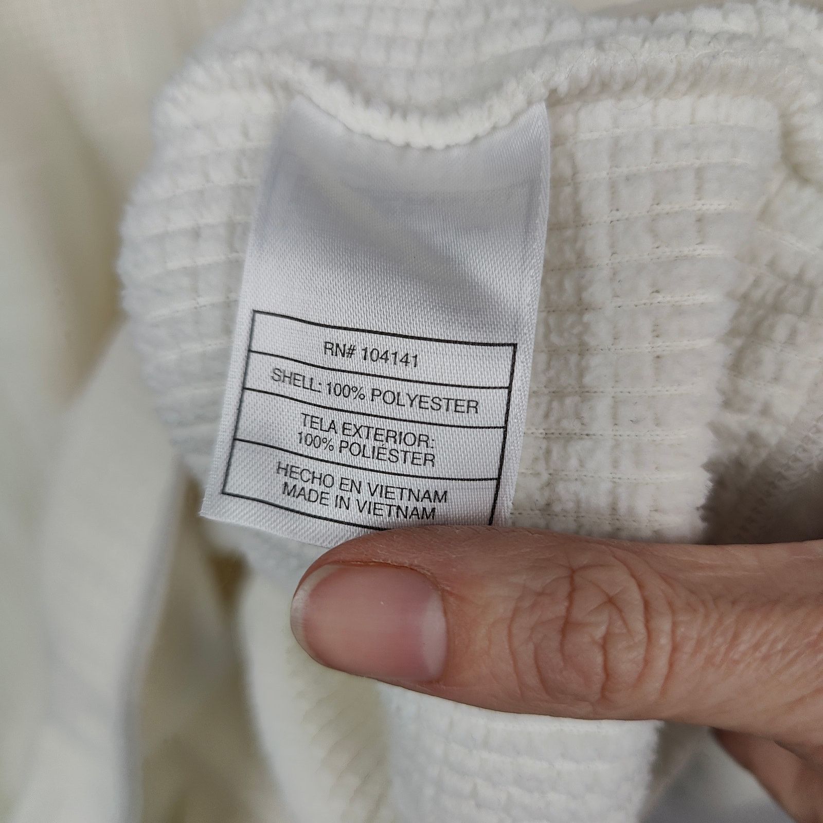 Nike Vintage Nike ACG Fleece Pullover Womens Large Off-White Size L / US 10 / IT 46 - 7 Thumbnail