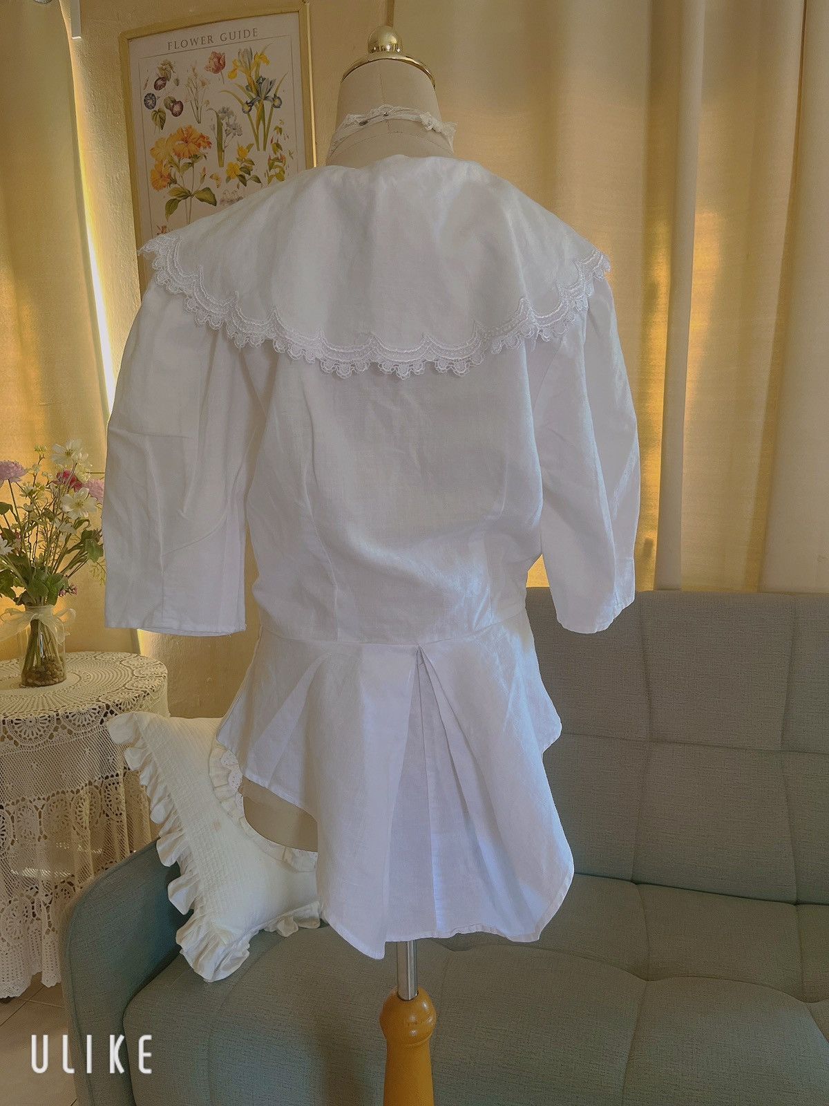 Vintage Gunne Sax Vintage White Blouse Size M / US 6-8 / IT 42-44 - 4 Thumbnail
