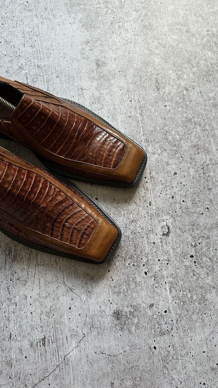 J.M. Weston J.M. Weston Very Rare Vintage Alligator Leather Formal Shoes Size US 8 / EU 41 - 2 Thumbnail