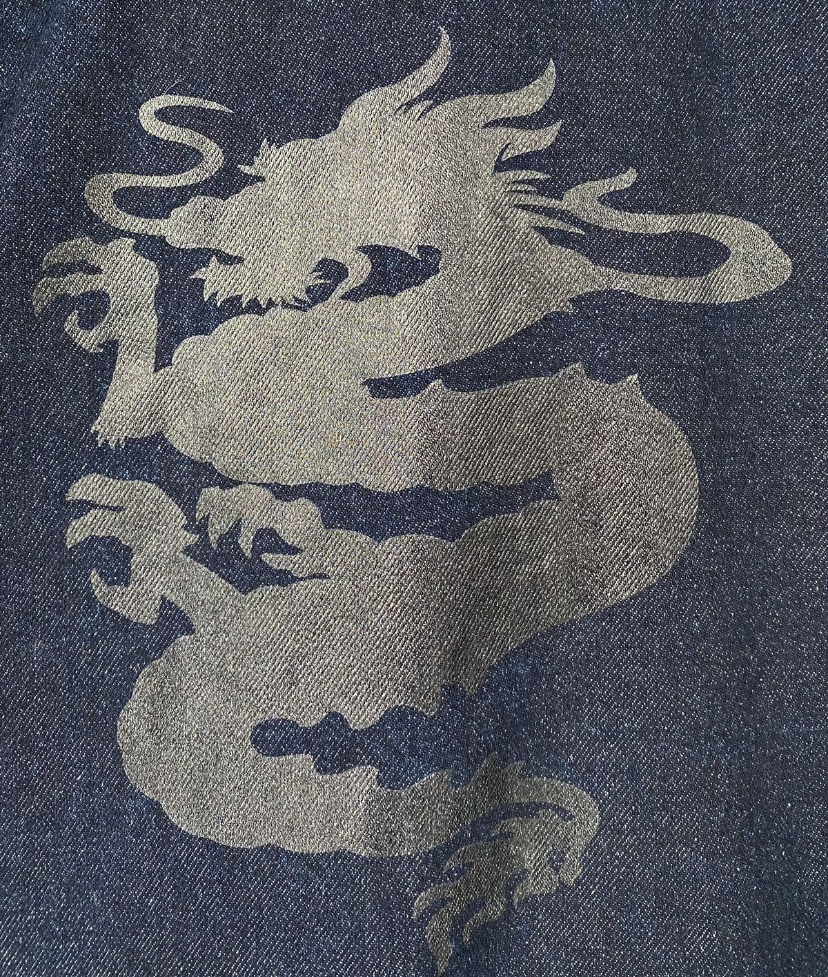 Southpole Rare Vintage 90’s South Pole Japanese Dragon Denim Jacket Size US XL / EU 56 / 4 - 2 Thumbnail