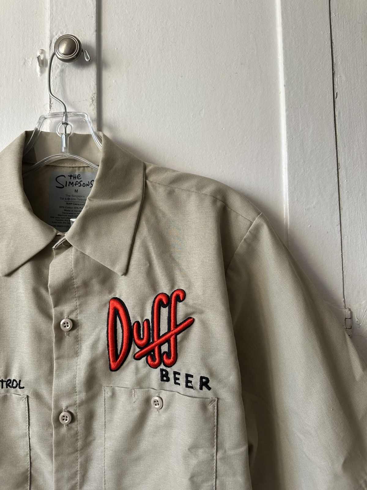 The Simpsons The Simpsons Duff Beer Work Shirt Size US M / EU 48-50 / 2 - 1 Thumbnail