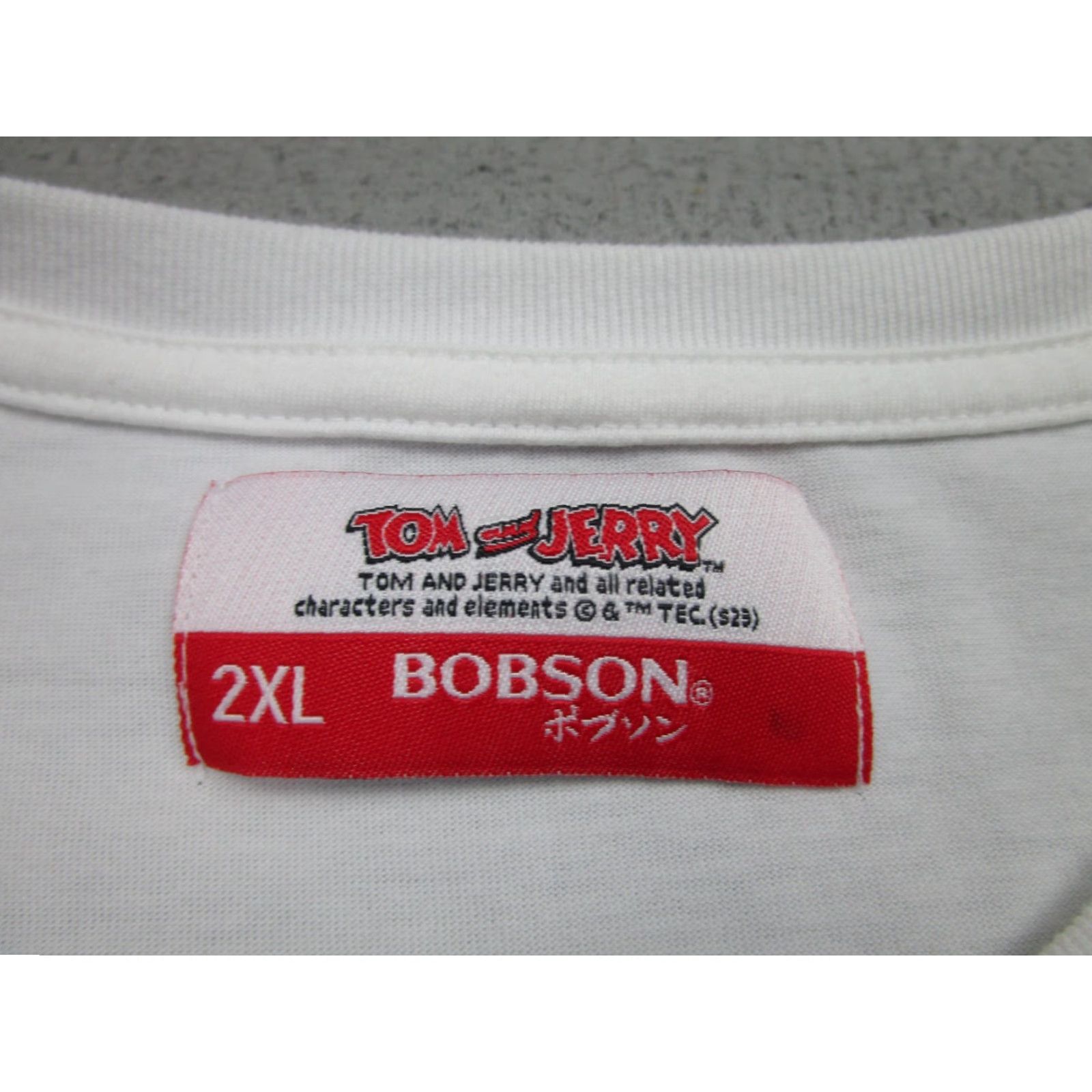 Vintage VINTAGE Tom & Jerry Shirt Mens 2XL White Jerry Meditating Graphic 90s Cartoon Bobson (Mens) Size US XXL / EU 58 / 5 - 7 Thumbnail