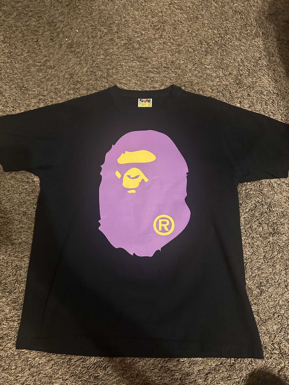 Bape Colors Big Ape Head Tee Size US L / EU 52-54 / 3 - 1 Thumbnail